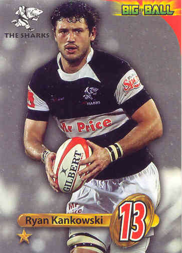 RYAN KANKOWSKI - 2010 BIG BALL RUGBY BASE CARD