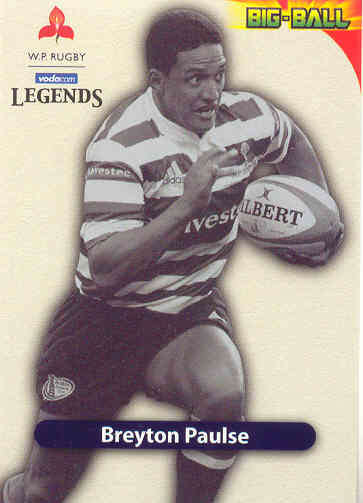 BREYTON PAULSE - 2010 BIG BALL RUGBY LEGENDS CARD