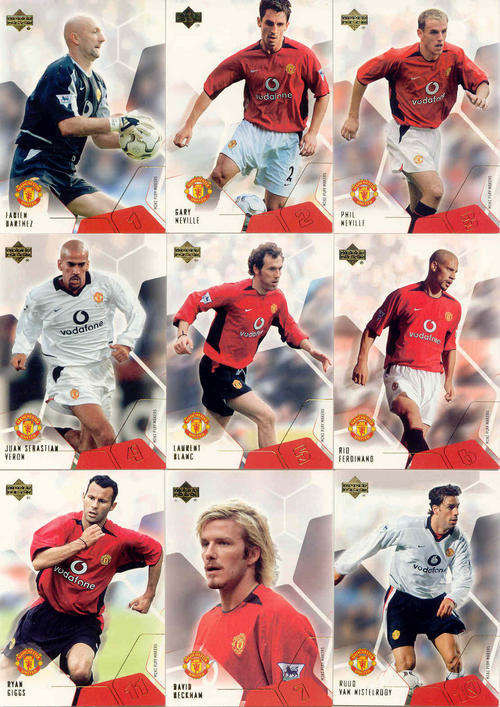 Manchester United - 2003/04 Upperdeck Play Makers Full Set ( 100 Cards )