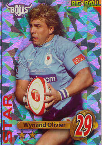 WYNAND OLIVIER - 2010 BIG BALL RUGBY STAR CARD