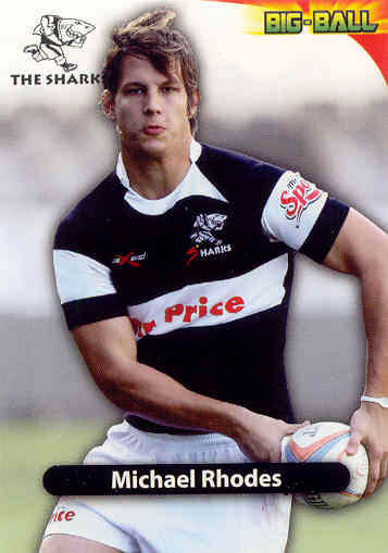 MICHAEL RHODES - 2010 BIG BALL RUGBY BASE CARD
