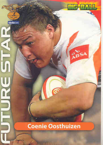 COENIE OOSTHUIZEN - 2010 BIG BALL RUGBY FUTURE STAR CARD