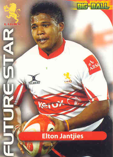 ELTON JANTJIES - 2010 BIG BALL RUGBY FUTURE STAR CARD