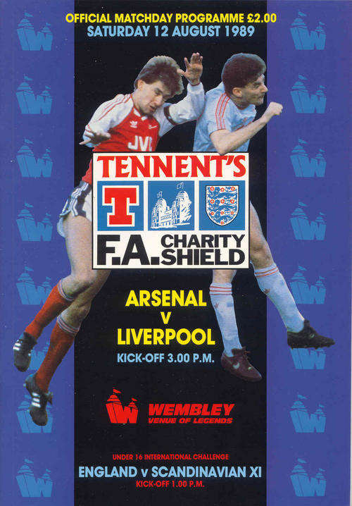 ARSENAL - LIVERPOOL 1989 CHARITY SHIELD OFFICIAL PROGRAMME