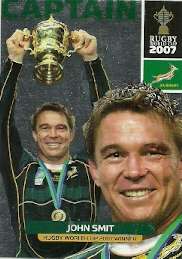 JOHN SMIT - 2011 RUGBY WORLD CUP COLLECTION CAPTAIN CARD 125