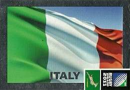 ITALY - 2011 RUGBY WORLD CUP COLLECTION FLAG CARD 019