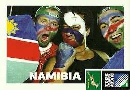 NAMIBIA - 2011 RUGBY WORLD CUP COLLECTION FANS CARD 041