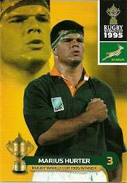 MARIUS HURTER - RUGBY WORLD CUP COLLECTION BASE CARD 198