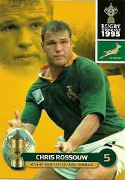 CHRIS ROSSOUW - 2011 RUGBY WORLD CUP COLLECTION BASE CARD 183
