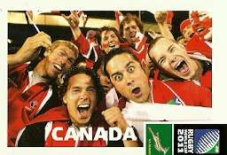 CANADA - 2011 RUGBY WORLD CUP COLLECTION FANS CARD 033