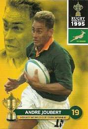 ANDRE JOUBERT - 2011 RUGBY WORLD CUP COLLECTION BASE CARD 179