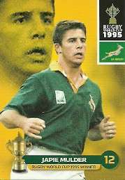 JAPIE MULDER - 2011 RUGBY WORLD CUP COLLECTION BASE CARD 192