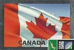 CANADA - 2011 RUGBY WORLD CUP COLLECTION FLAG CARD 013