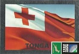 TONGA - 2011 RUGBY WORLD CUP COLLECTION FLAG CARD 028