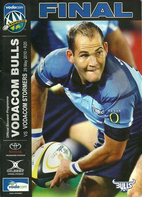 Bulls v Stormers 2010 Super 14 Final Match Programme