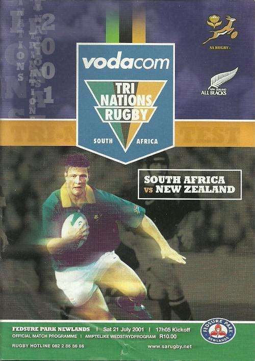 South Africa v New Zealand 2001 Tri Nation Match