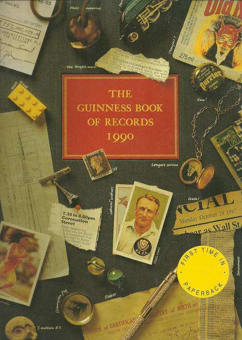 THE GUINNESS BOOK OF RECORDS 1990 ( Soft Cover )