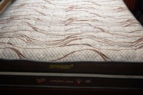 A beautiful Queen Sized Restonic Bed is available for sale (with leather base) * REDUCED TO GO*