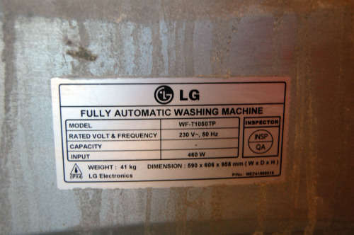 LG Fully automated washing machine (Top loader)