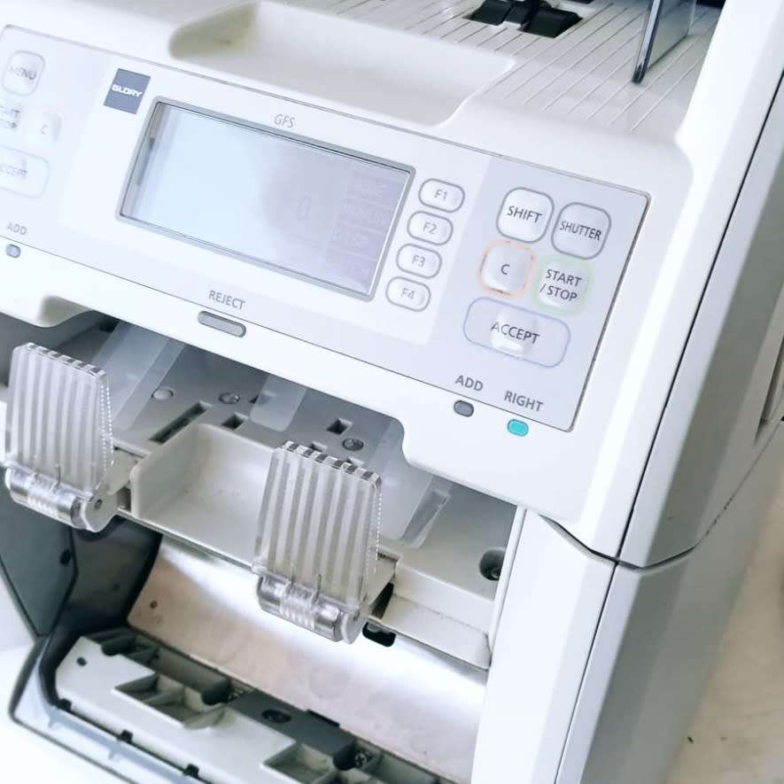 Glory Gfs 100 note counter