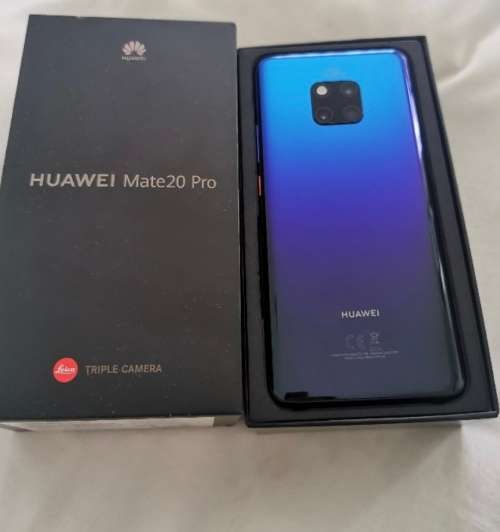 Huawei Mate 20 Pro Twilight 128 GB (Excellent condition with box and charger)
