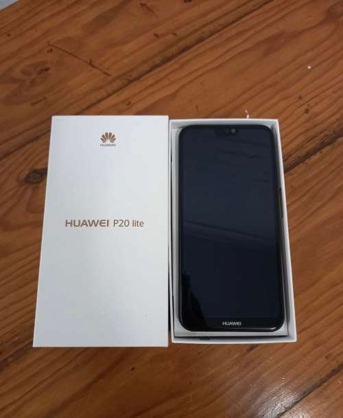Huawei P20 Lite 64GB Black DUAL SIM (Excellent condition with full accessories