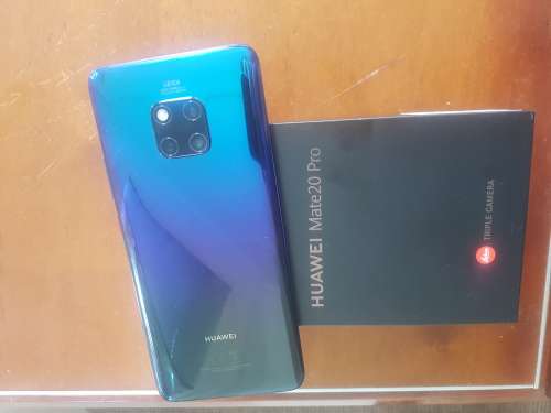 Huawei Mate 20 Pro 128GB Twilight (Excellent condition with box, charger and covers)