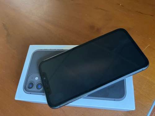 Apple iPhone 11 64GB Black 98% battery(Excellent condition with box, charger and premium cover)