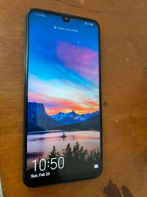 Huawei P30 Lite dual sim 128gb blue (Very good condition with charging cable)