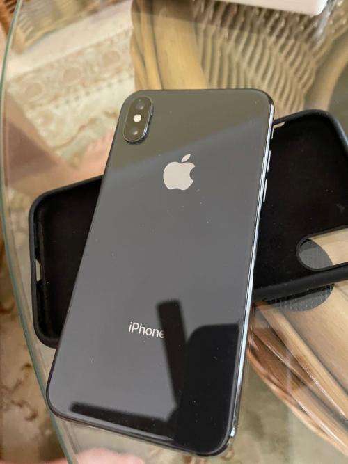Apple iPhone X 64GB space grey battery 84% Excellent condition with charger & box - no Face ID )