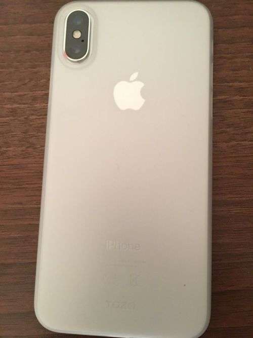 Apple iPhone X 64GB silver  battery 84%(very good condition with charger - no Face ID )