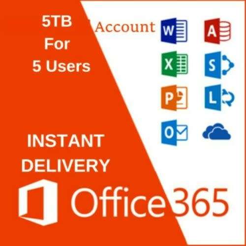 OFFICE 365 PRO PLUS 2019 ACCOUNT FOR 5 DEVICES