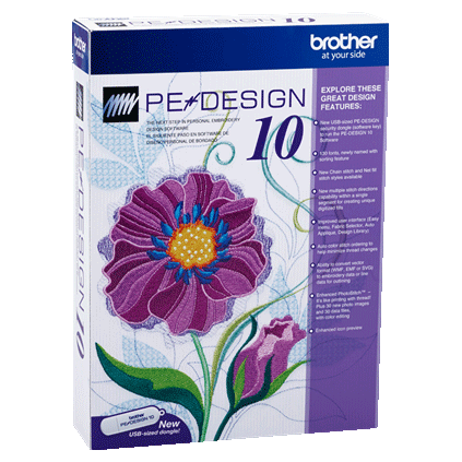 Brother - PE - Design -10 For PC - Full Version + Free Software Manual eBook