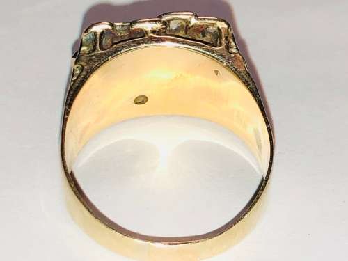 Mens Castle Ring