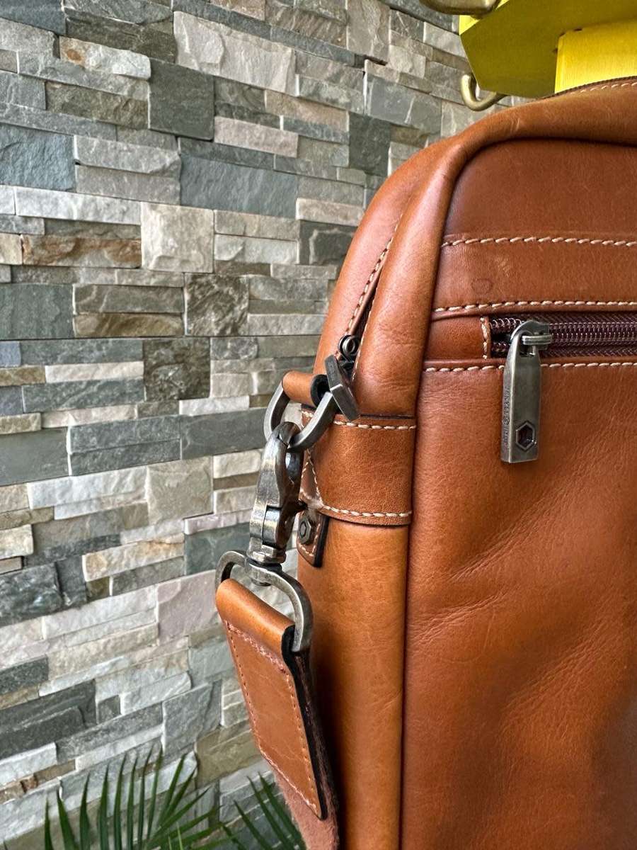 Jekyll and hide Montana Medium Leather 15" Laptop Briefcase, Colt