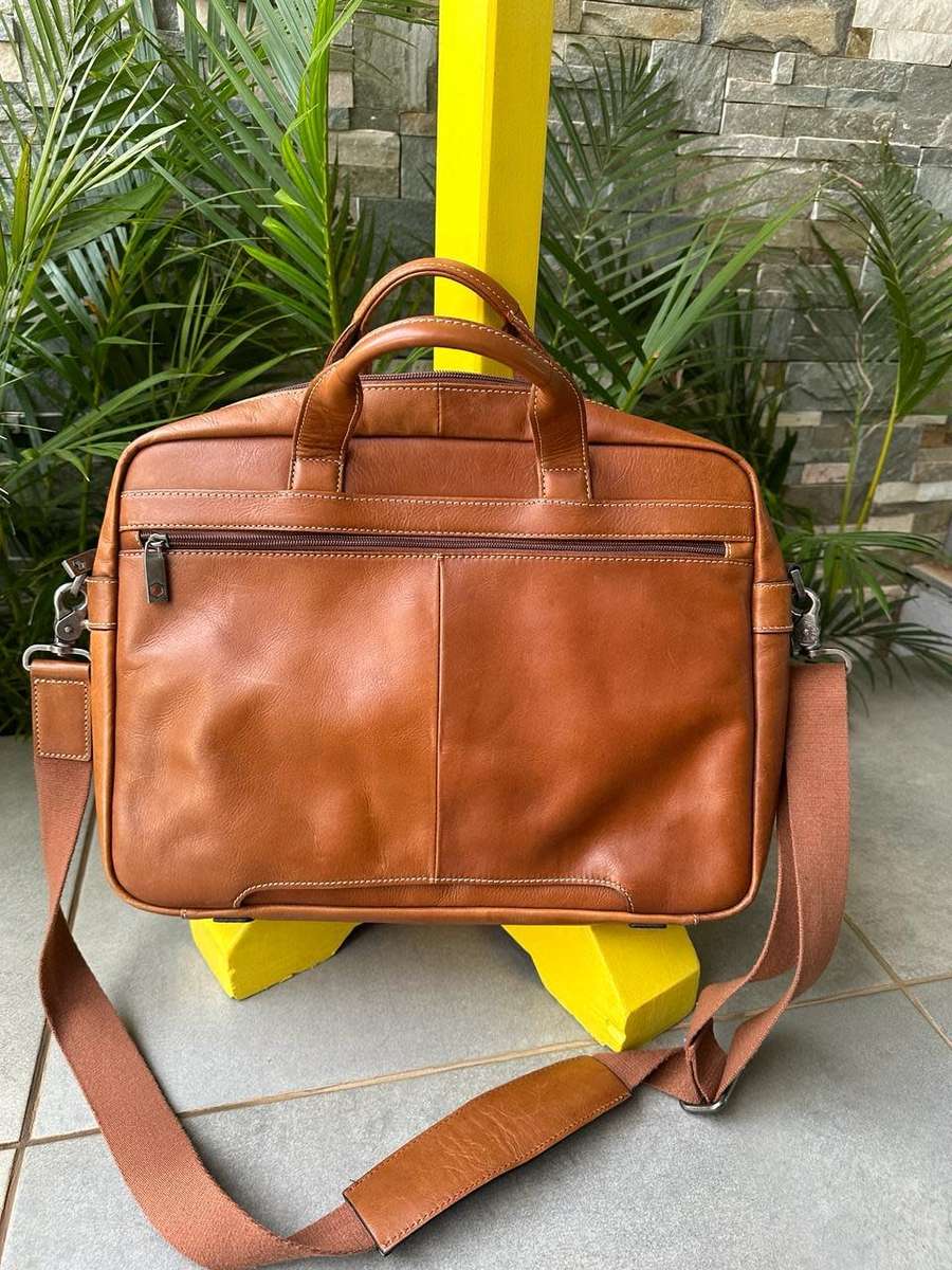 Jekyll and hide Montana Medium Leather 15" Laptop Briefcase, Colt