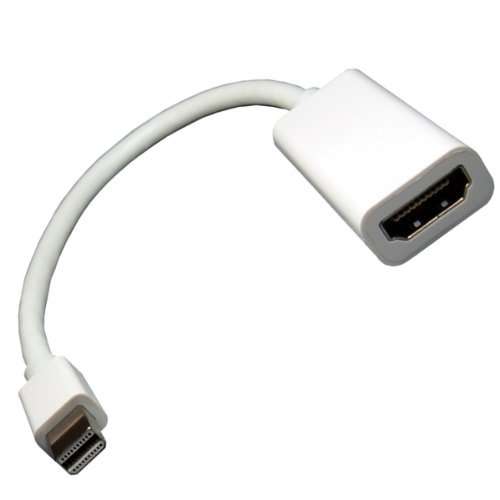 Mini DisplayPort to HDMI Adapter Cable for Apple Macbook, Macbook Pro, iMac, Macbook Air, Mac Mini