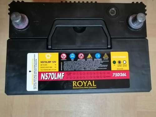 Royal NS70LMF 65ah Battery (65ah 12V) Deep Cycle