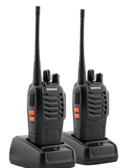 Pair of Professional Two Way Radio Walkie Talkie (2 Walkie Talkies)