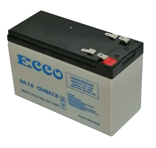 12V 7.8Ah Deep cycle Gel battery- For Gate motors and UPS systems