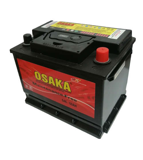 Maintenance free Vehicle battery 12V- 646 size 60AH- OSAKA