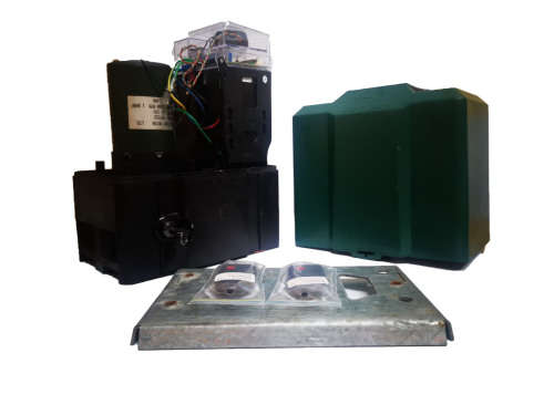 Gate Motor Centurion D3 with 2 x 12v button remotes and 12v 7ah battery