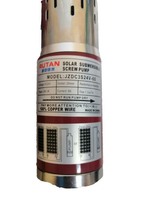 Solar water pump 24V- Connect directly to Solar panel
