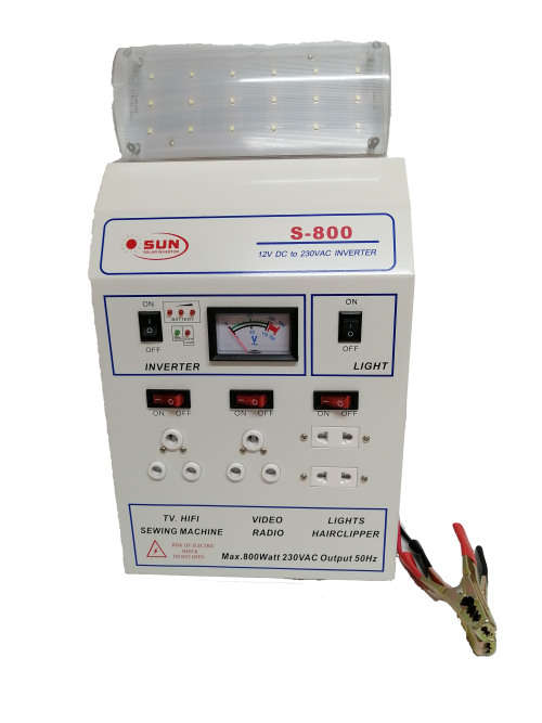 12V Inverter 800Watt with light