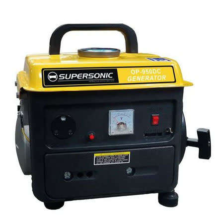 SUPERSONIC PETROL GENERATOR 850W 2-STROKE MIX OIL/PETROL- Run small appliances( TV, Light