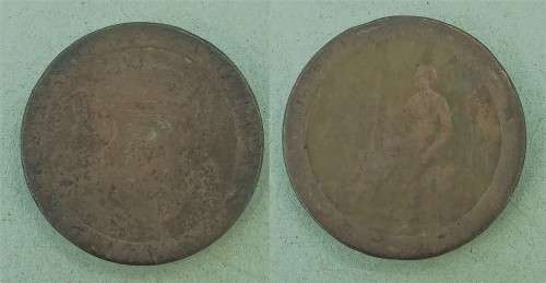 RARE - V.O.C CARTWHEEL PENNY (NO REPLICA STAMP) 1797