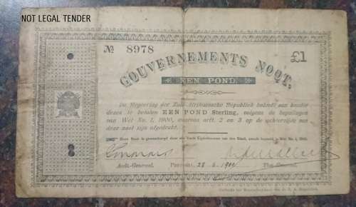 1 POUND/POND - 1900 GOUVERNEMENTS POUND (No 564)