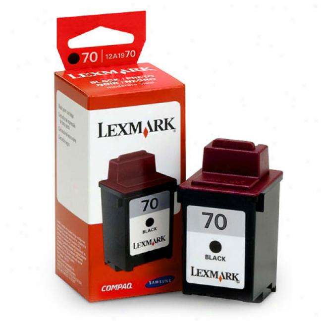 Lexmark No. 70 Black Cartridge