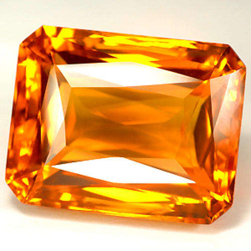 HUGE!! 53.14ct OCTAGON CUT MADEIRA CITRINE
