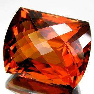 29.85ct CUSHION CHECKERBOARD CUT MADEIRA CITRINE